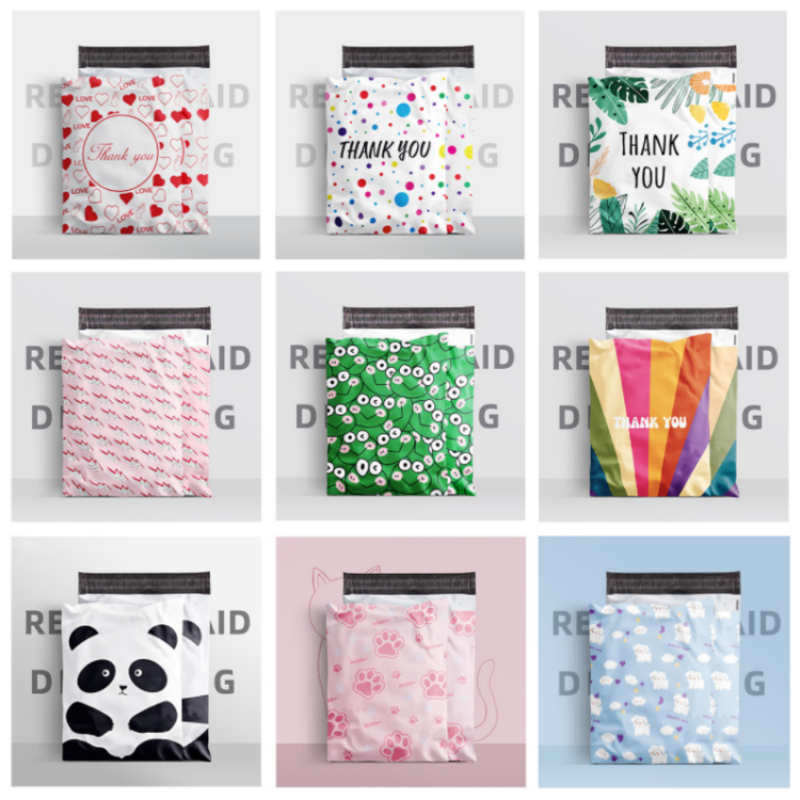 Food Snacks Coloring Book - 100PCS 10*13in Poly Mailer Adhesive Envelope