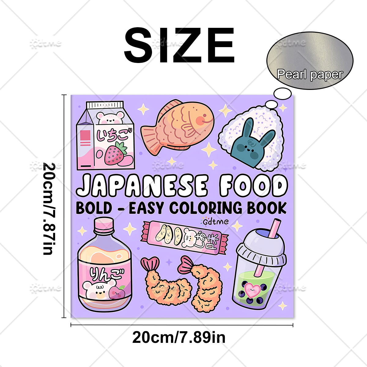 JAPANESE FOOD Bold-easy Patter - مراجعة Food Snacks Coloring Book وسعره