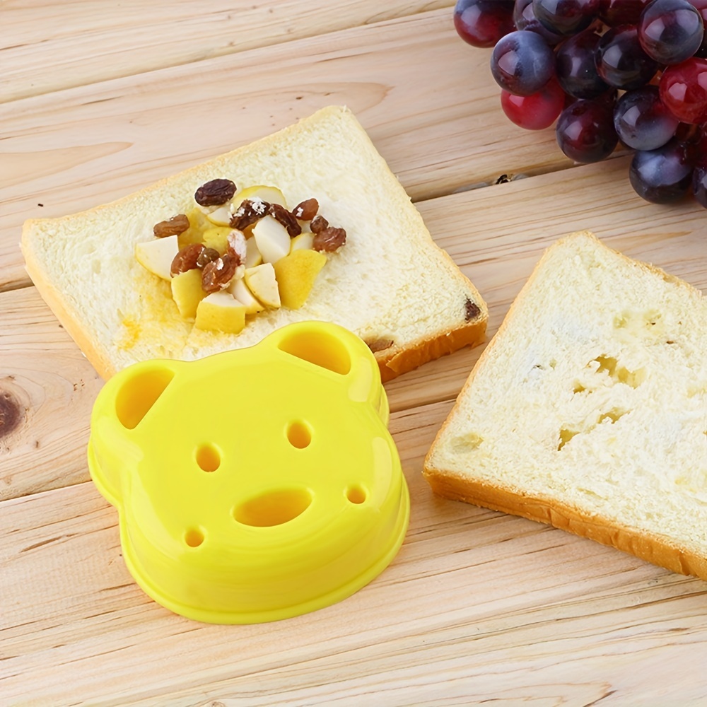 1Pc Cartoon Bear Shaped Sandwi - مراجعة Food Snacks For Kids To Make وسعره
