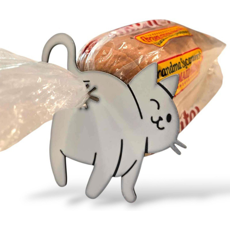 2pcs 3D Cat Butt Bread Bag Cli - مراجعة Food Lovers Snacks وسعره