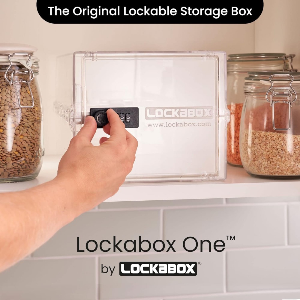 Medium Combination Lock Box fo - مراجعة Food & Snacks Colouring Book وسعره