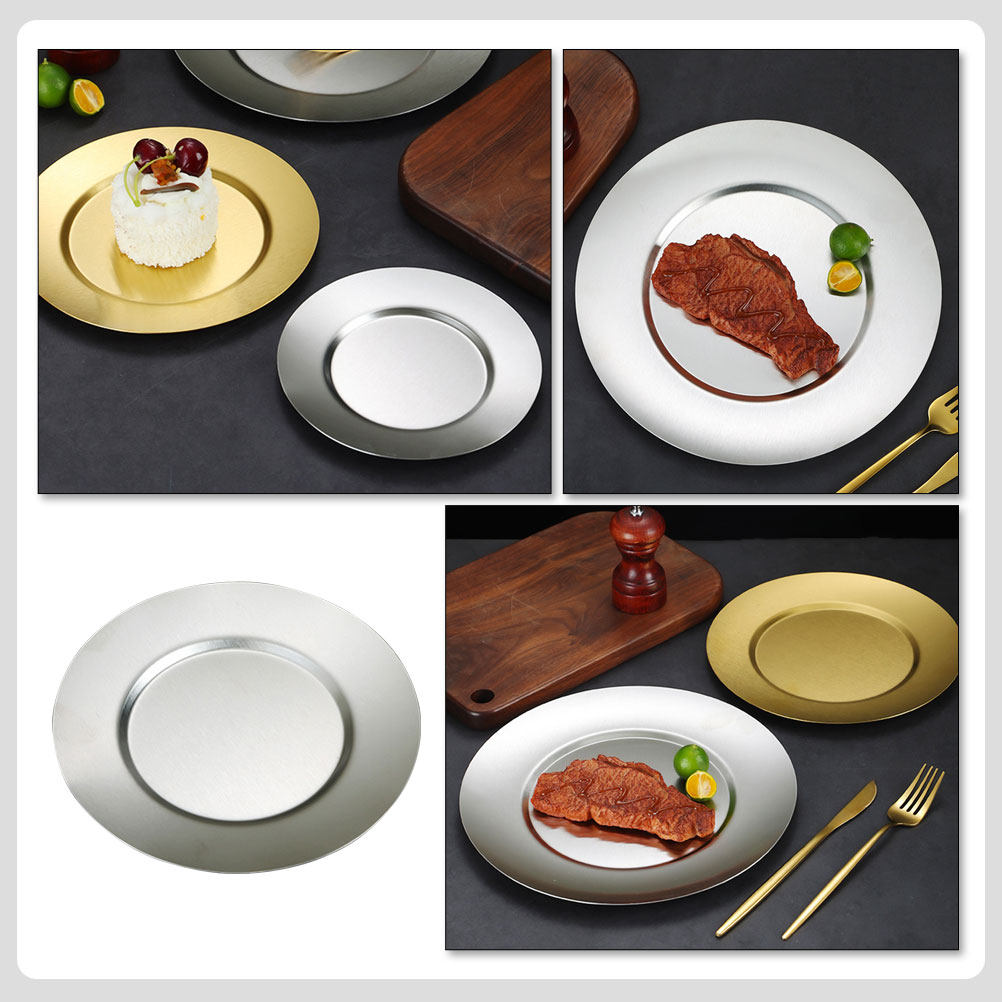 Stainless Steel Plate Round Fo - مراجعة Food Snacks For Camping وسعره