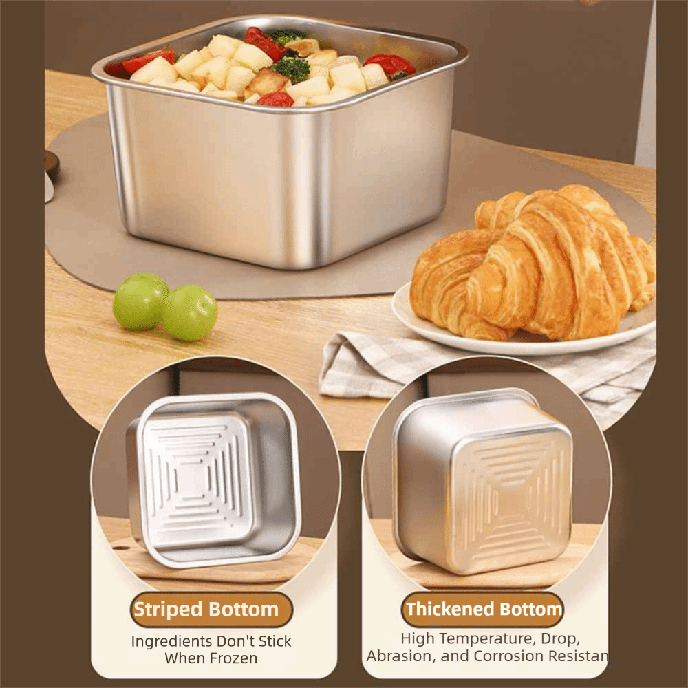 1800ML Stainless Steel Crisper - مراجعة Food Snacks For Camping وسعره