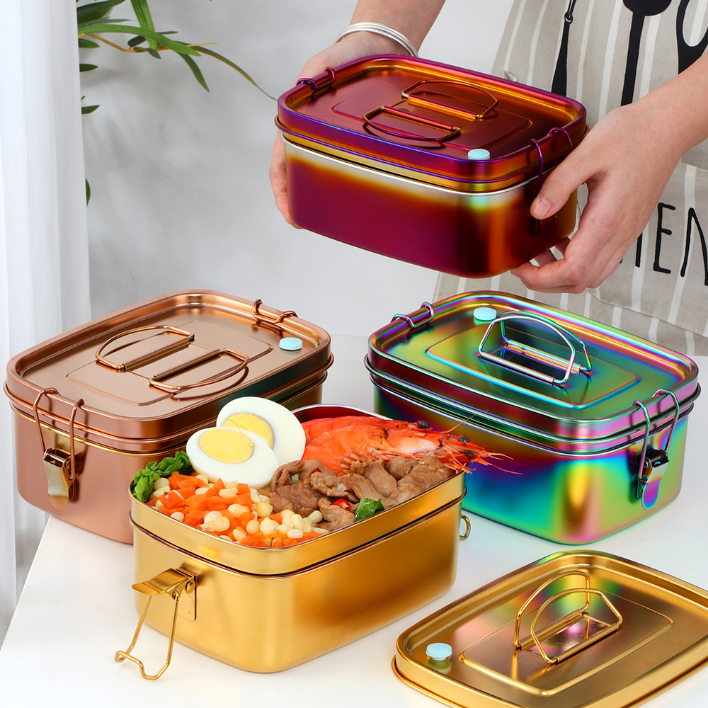 1.5L 304 Stainless Steel Lunch - مراجعة Food Snacks To Buy وسعره