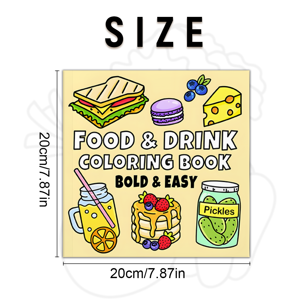 Delicious Treats Coloring Book - مراجعة Food Snacks Coloring Book وسعره