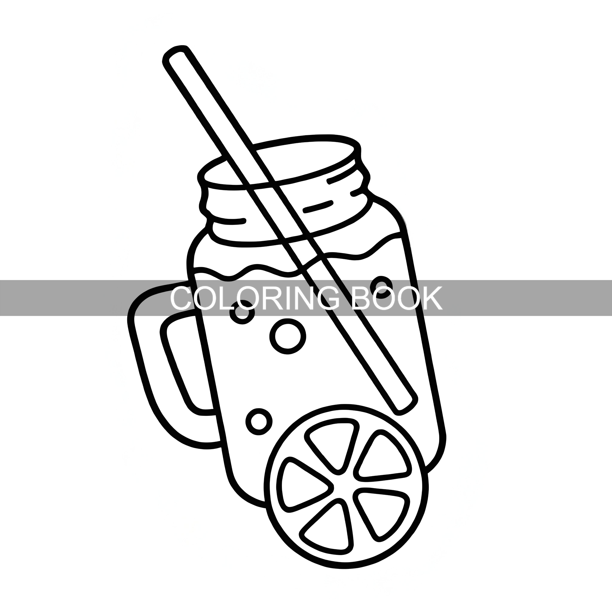 Delicious Treats Coloring Book - مراجعة Food Snacks Coloring Book وسعره