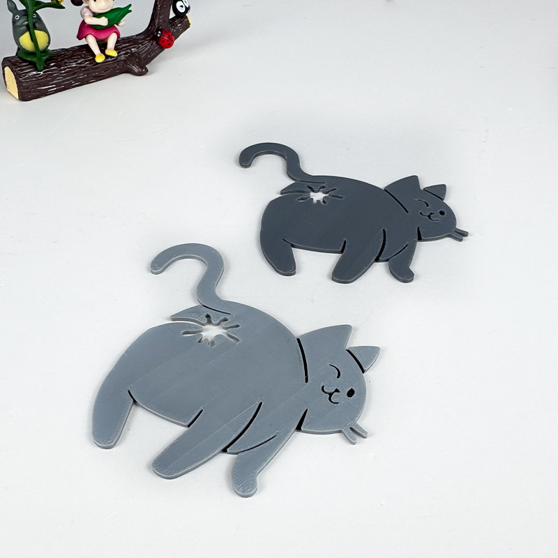 2pcs 3D Cat Butt Bread Bag Cli - مراجعة Food Lovers Snacks وسعره