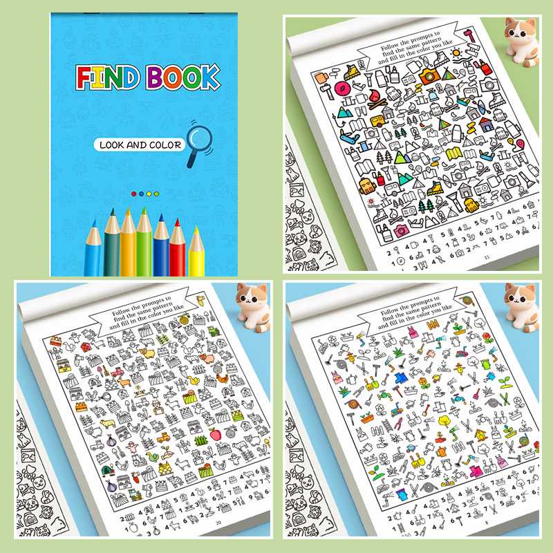 Interactive Book with Hidden P - مراجعة Food Snacks Coloring Book وسعره