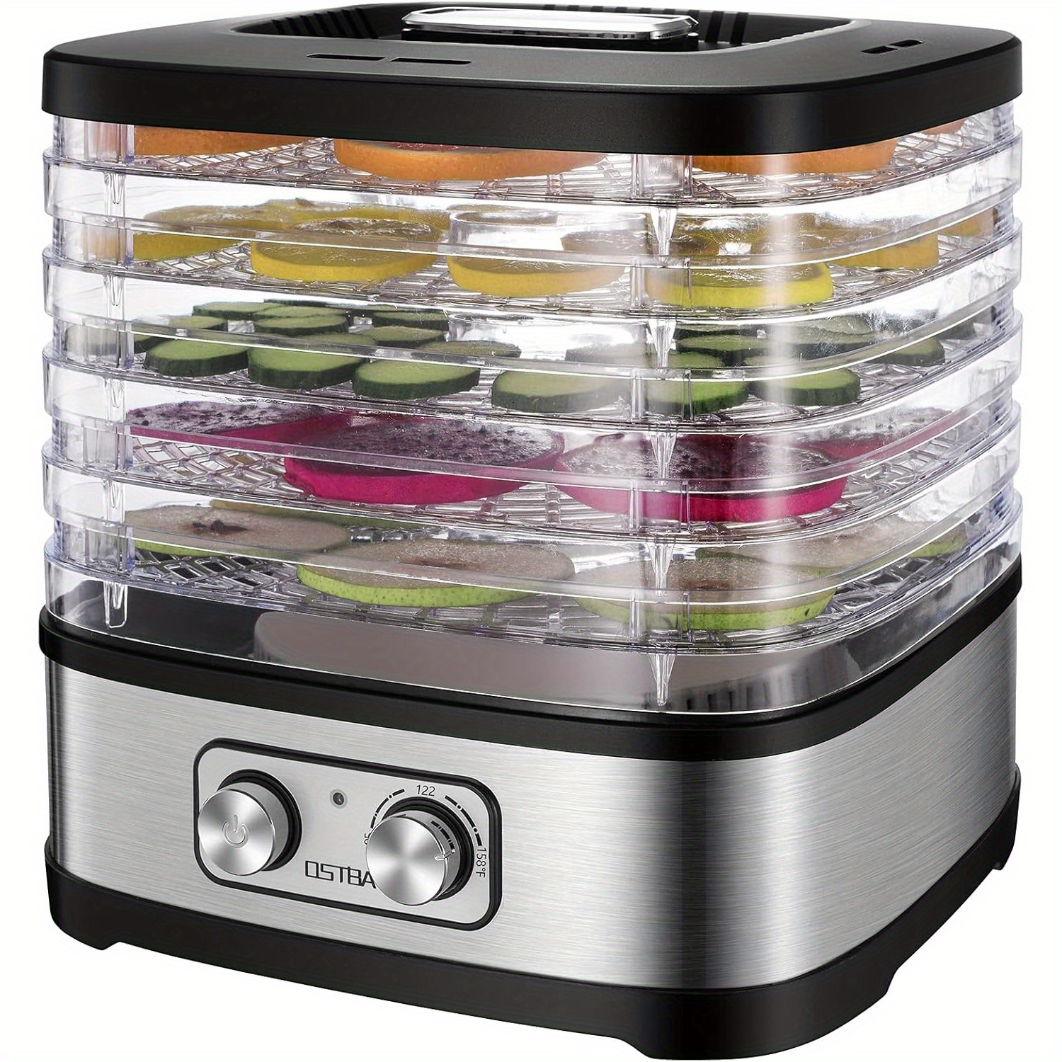 Food Dehydrator Machine Adjust - مراجعة Food Snacks Recipes وسعره