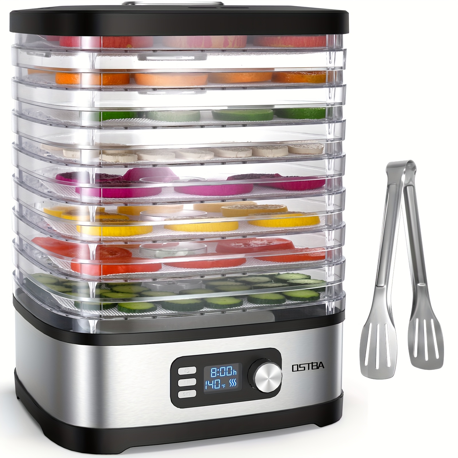 Food Dehydrator Machine Adjust - مراجعة Food Snacks Recipes وسعره
