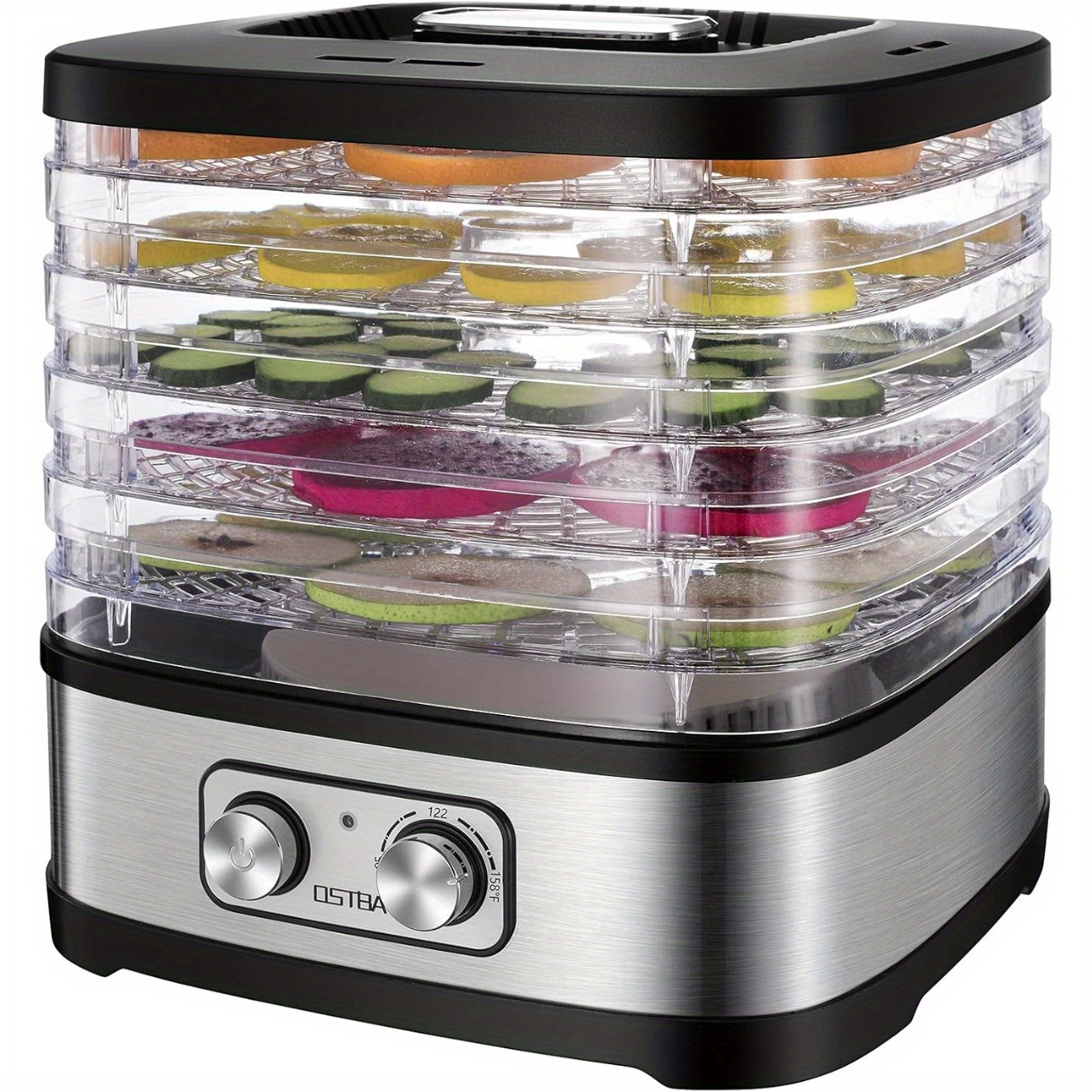 Food Dehydrator Machine Adjust - مراجعة Food Snacks Recipes وسعره