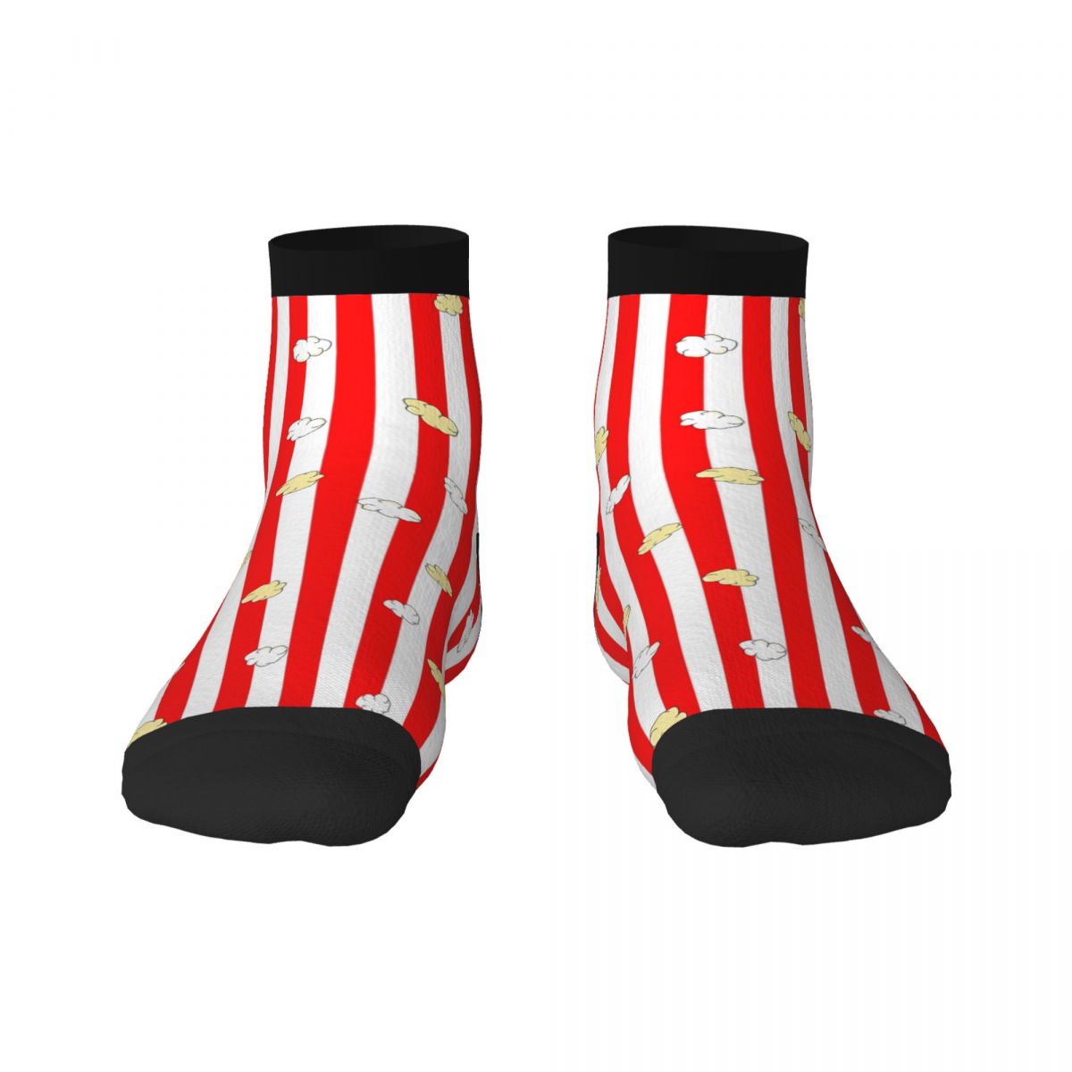 Cute Popcorn Striped Socks Sof - مراجعة Food Lovers Snacks وسعره