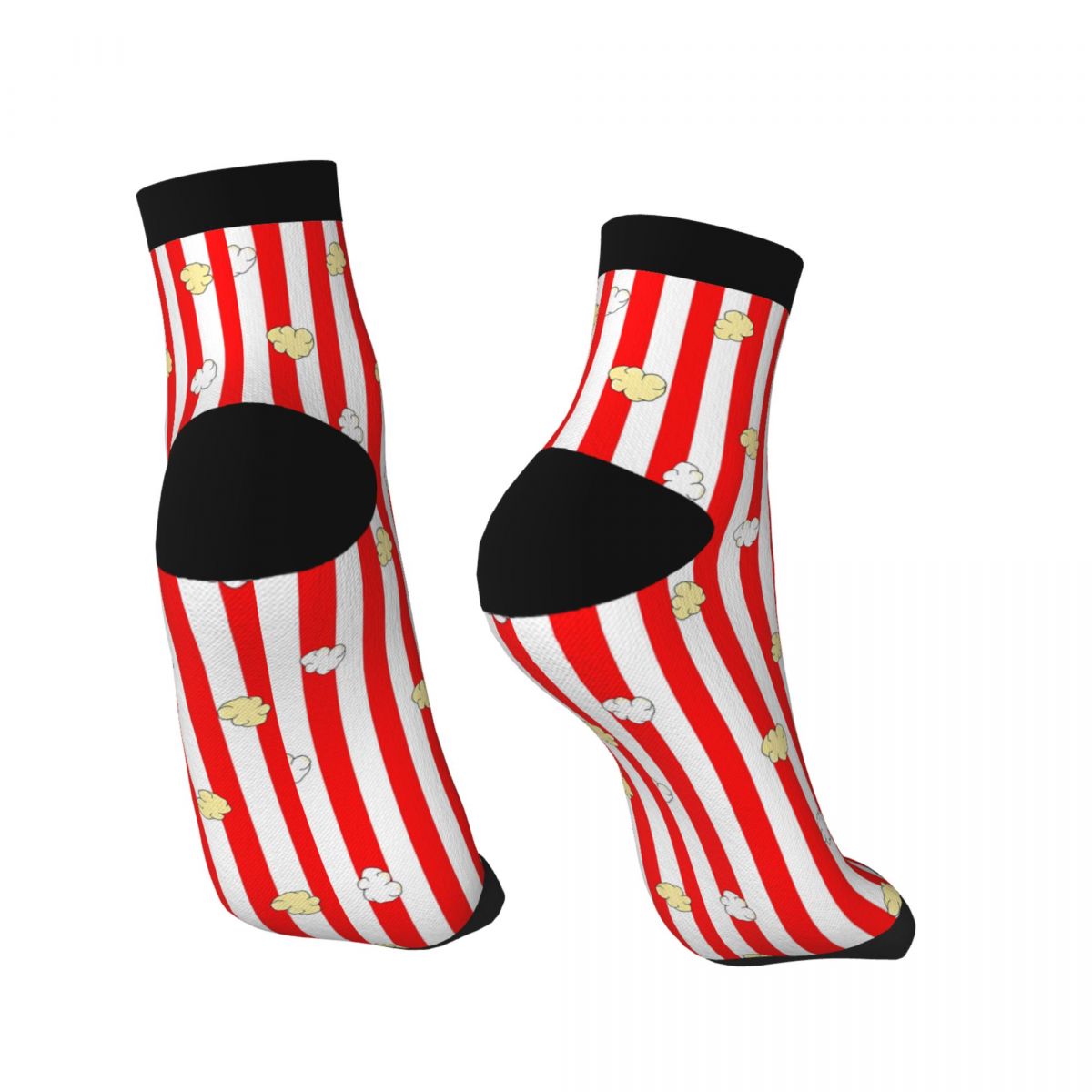 Cute Popcorn Striped Socks Sof - مراجعة Food Lovers Snacks وسعره