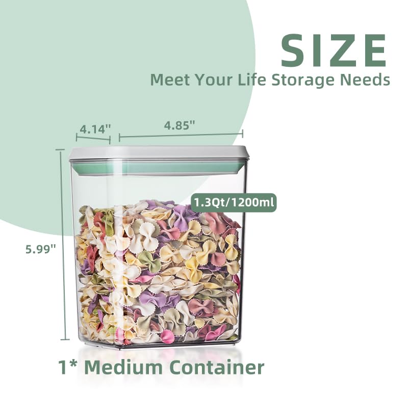 Ankou 3Pcs 1.2L Pop Airtight F - مراجعة Food Snacks Wholesale وسعره