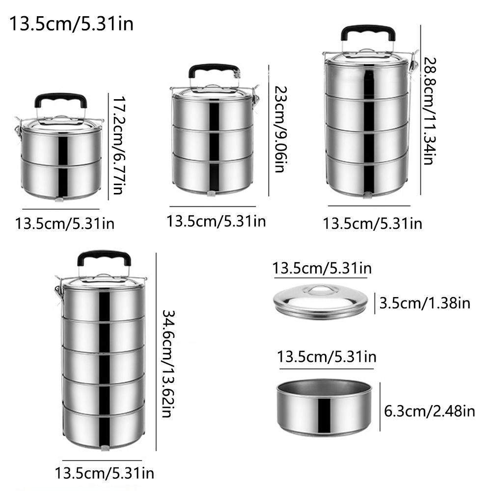 Stackable Lunch Snack Box Stai - مراجعة Snacks Food Warmer وسعره