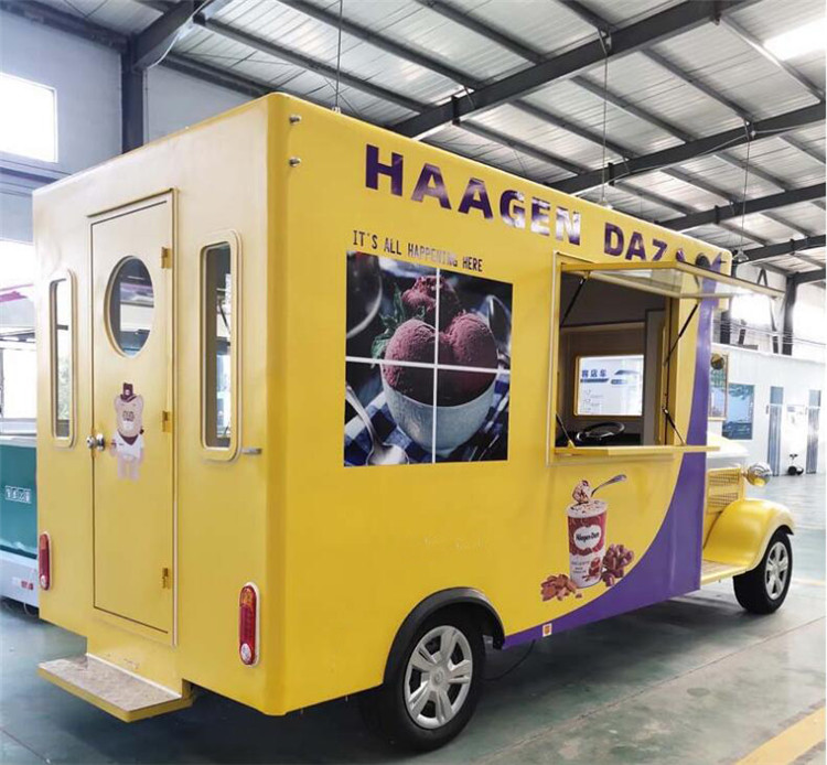 OEM CE Approved Street Mobile  - مراجعة Fast Food With Snacks وسعره