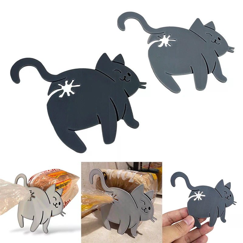 3D Cat Butt Bread Bag Clip Sna - مراجعة Food Lovers Snacks وسعره