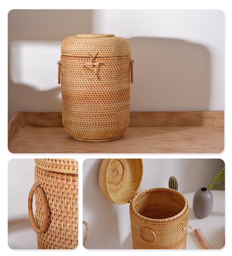 Handwoven Rattan Tea Storage B - مراجعة Food Snacks Wholesale وسعره