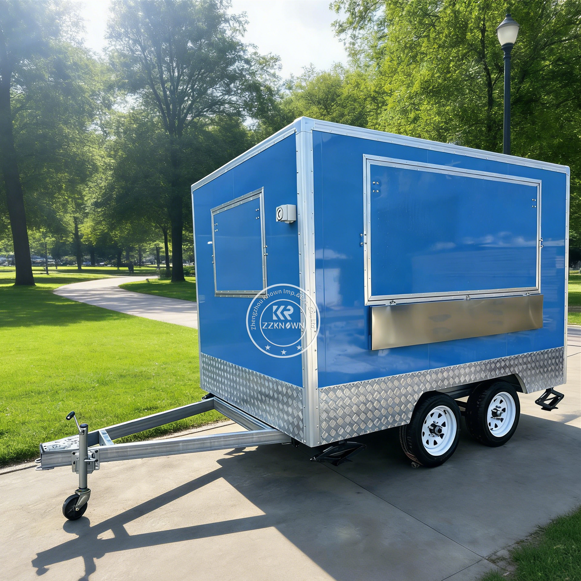 Custom Catering Trailer Mobile - مراجعة Fast Food With Snacks وسعره