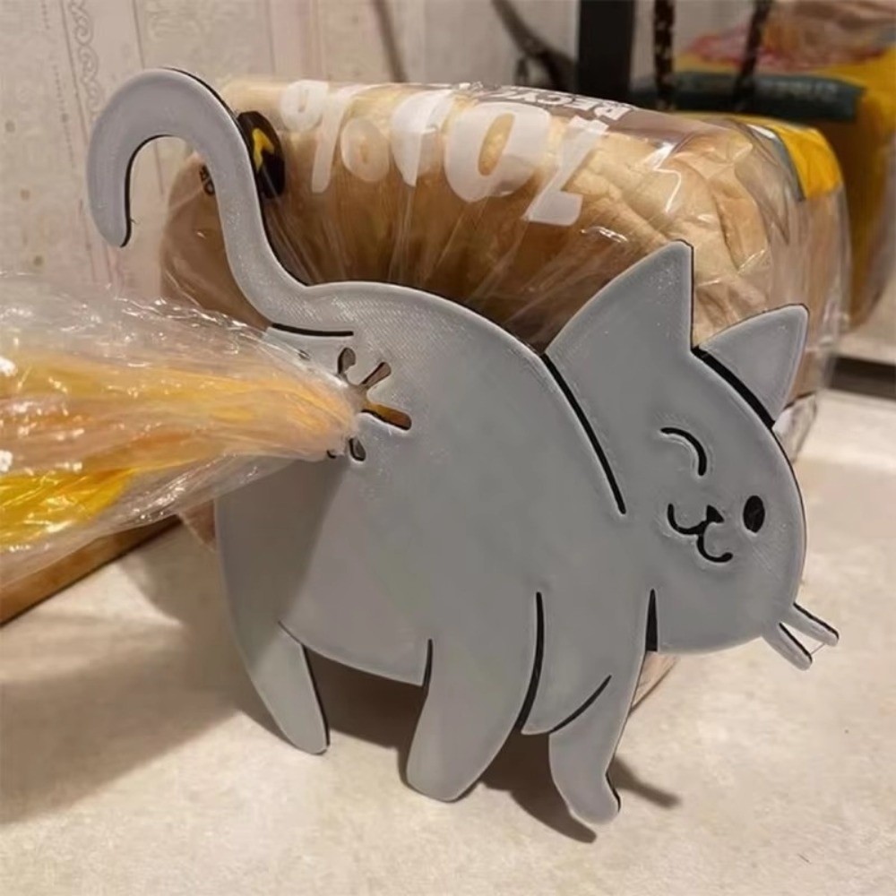 Cute 3D Printed Bread Bag Clip - مراجعة Food Lovers Snacks وسعره