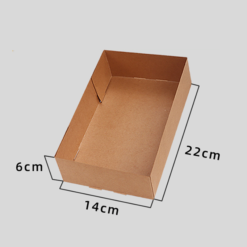 20/50Pcs Kraft Paper Food Tray - مراجعة Fast Food With Snacks وسعره