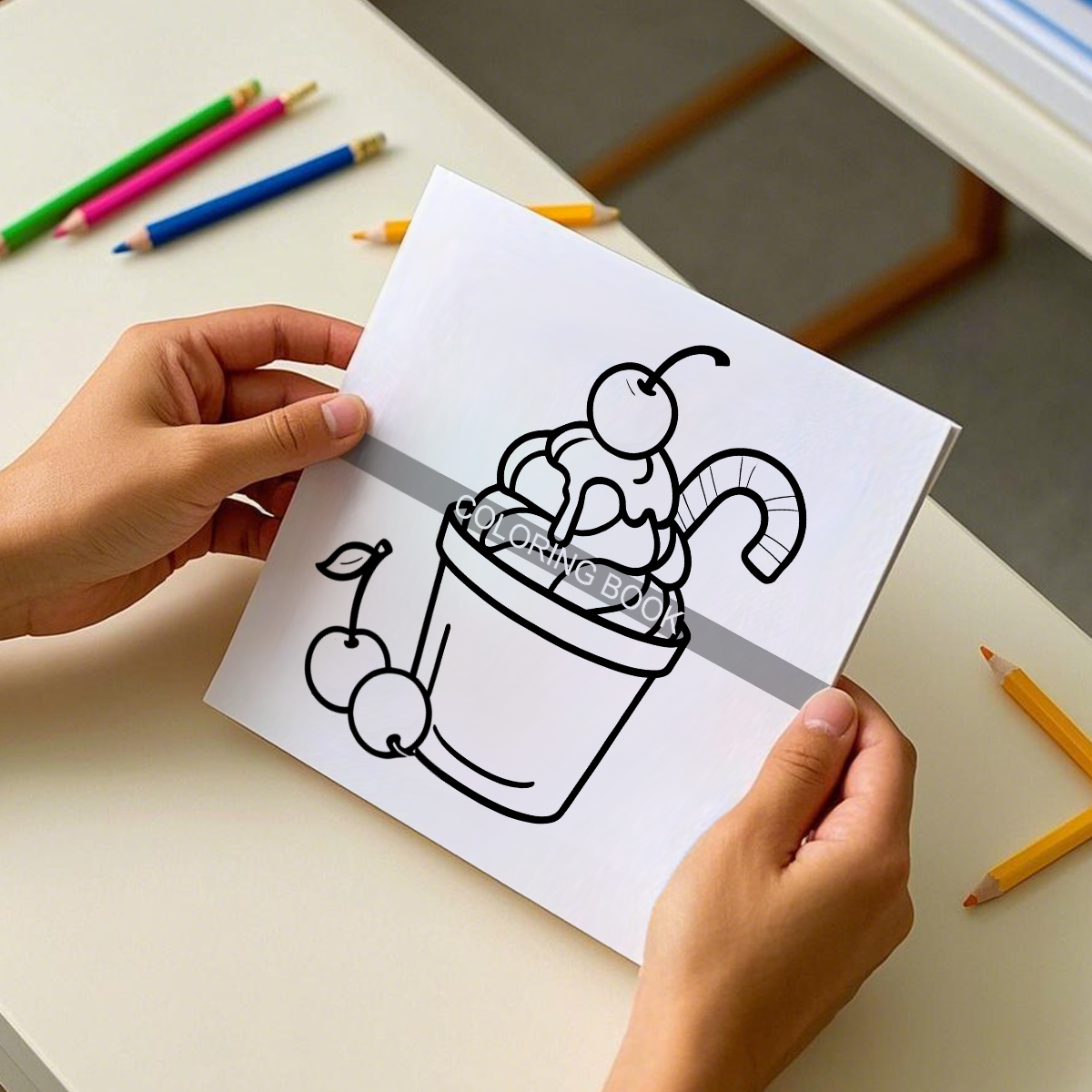 Delicious Food & Snack Themed  - مراجعة Food Snacks Coloring Book وسعره