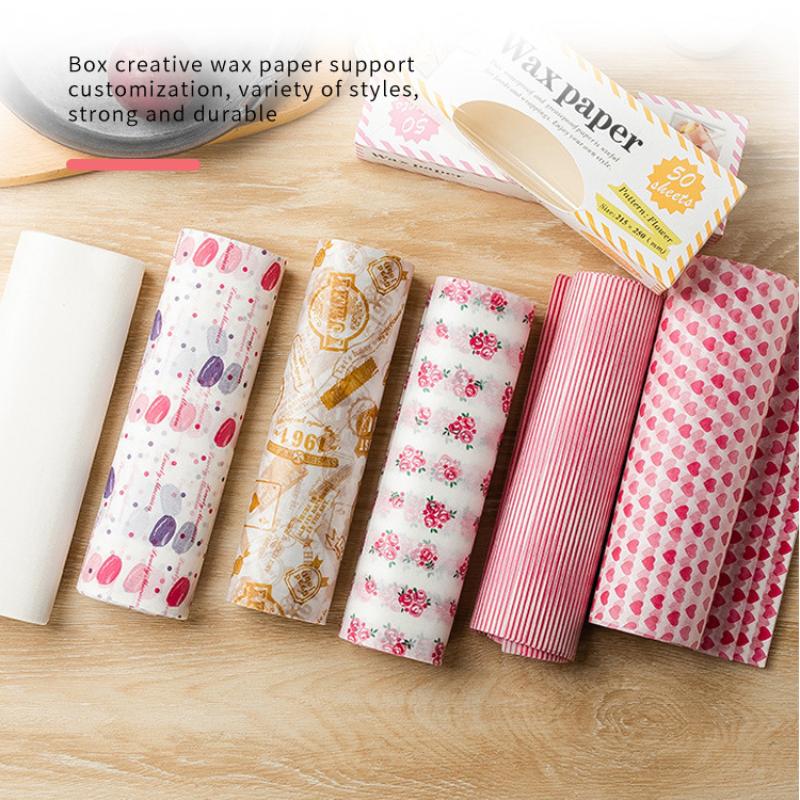 Colorful Patterned Wax Paper 5 - مراجعة Food Snacks Wholesale وسعره