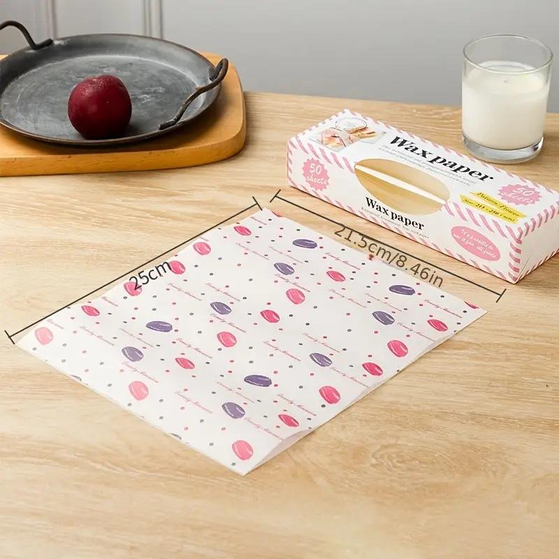 Colorful Patterned Wax Paper 5 - مراجعة Food Snacks Wholesale وسعره