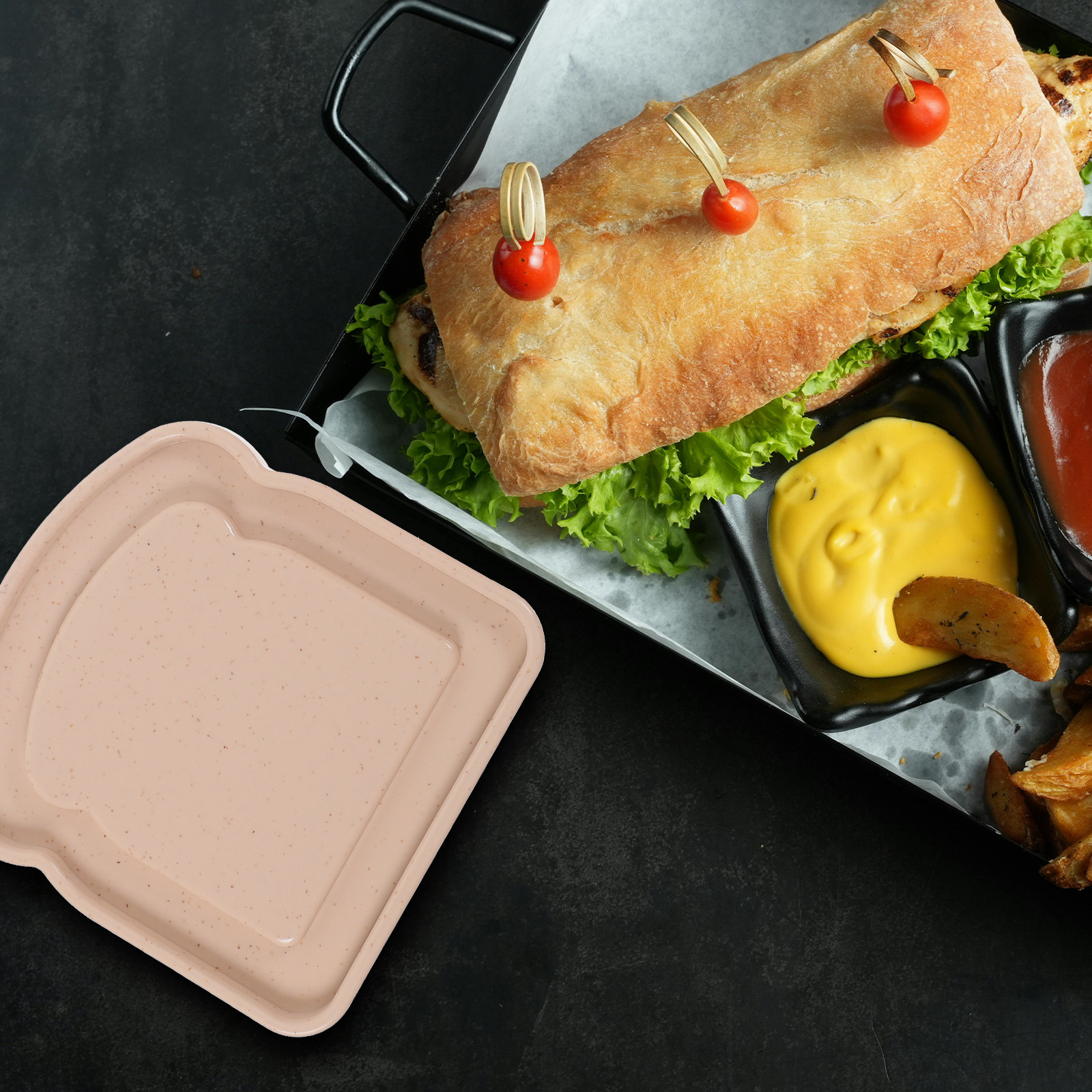 4Pcs Sandwich Storage Box Port - مراجعة Food Snacks For Camping وسعره