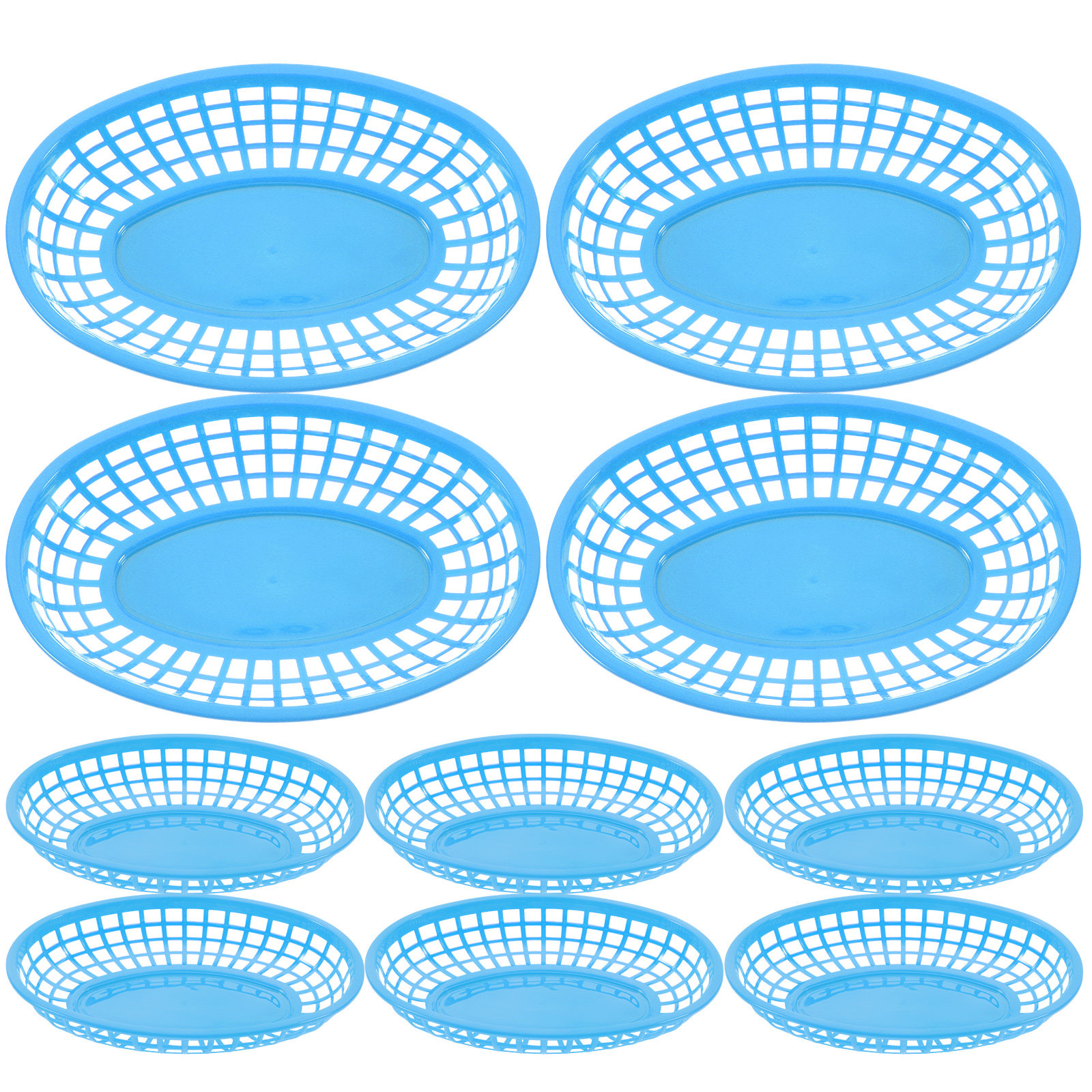 12Pcs Plastic Snack Baskets St - مراجعة Fast Food With Snacks وسعره