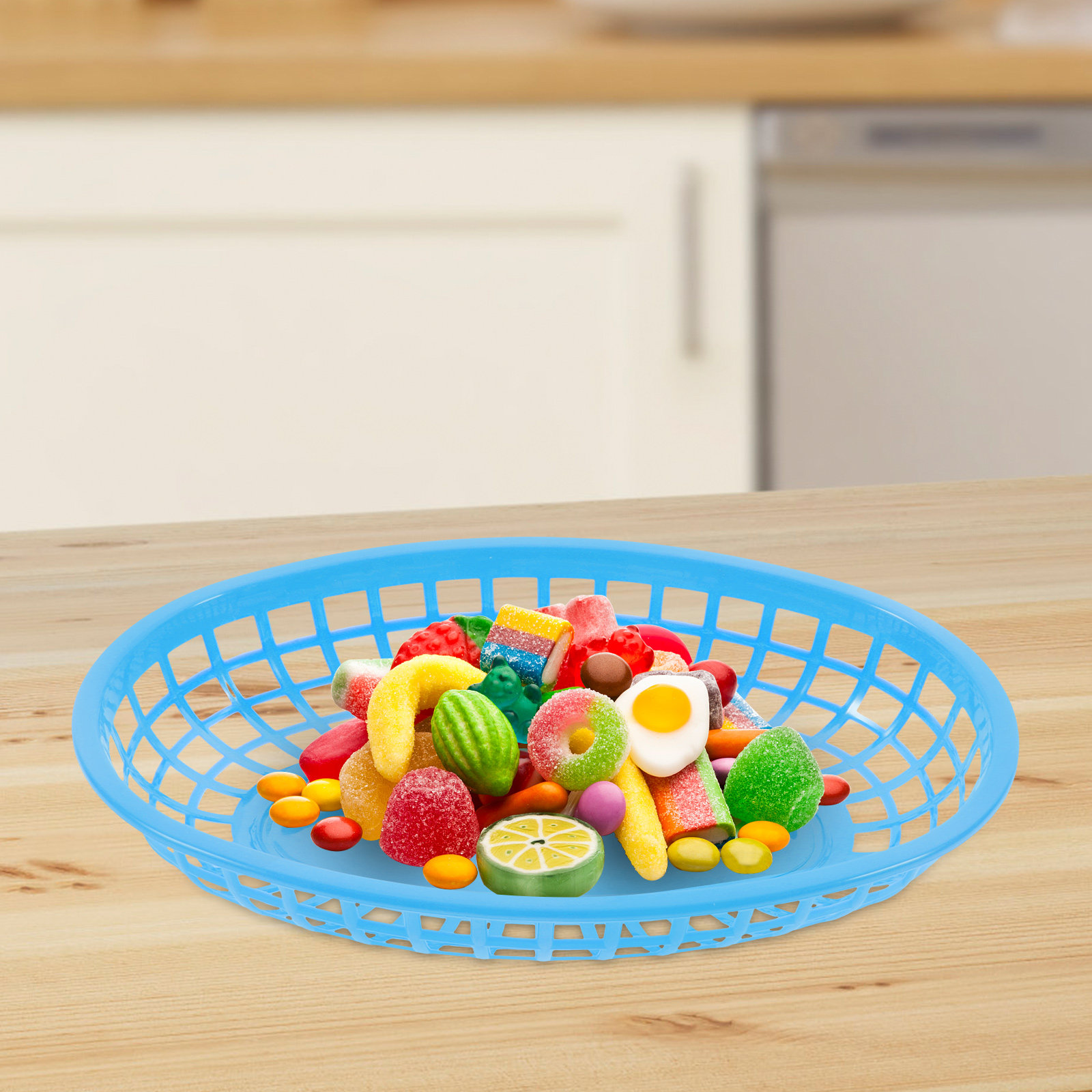 12Pcs Plastic Snack Baskets St - مراجعة Fast Food With Snacks وسعره