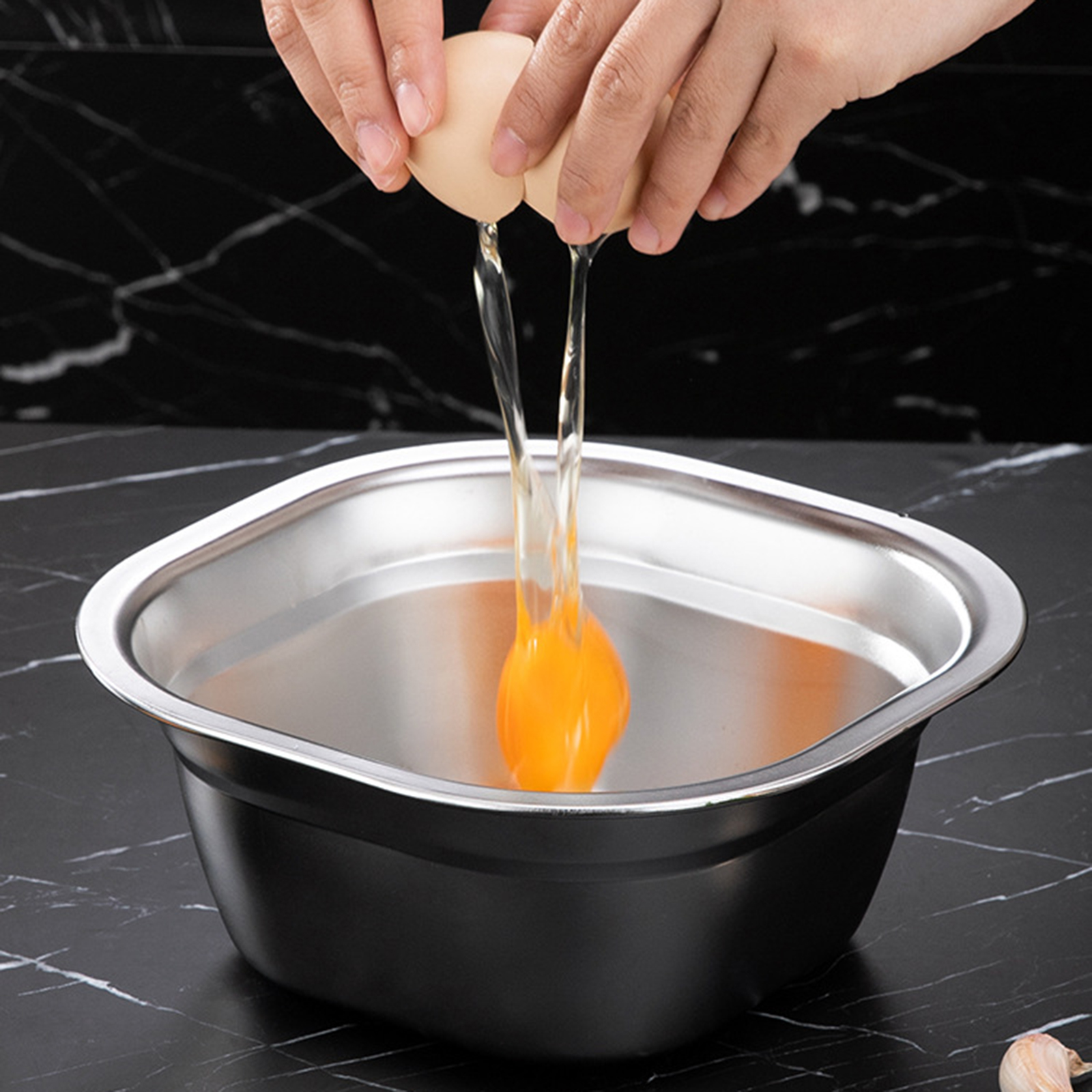 Stainless Steel Square Basin V - مراجعة Food Snacks Wholesale وسعره