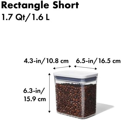 Airtight 1.7 Qt Rectangle Food - مراجعة Qt Food Snacks وسعره