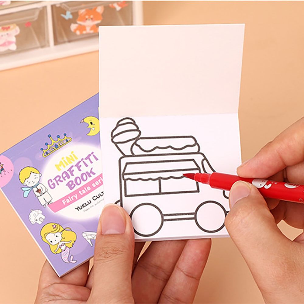 50 sheets Cartoon Paper Colori - مراجعة Food Snacks Coloring Book وسعره