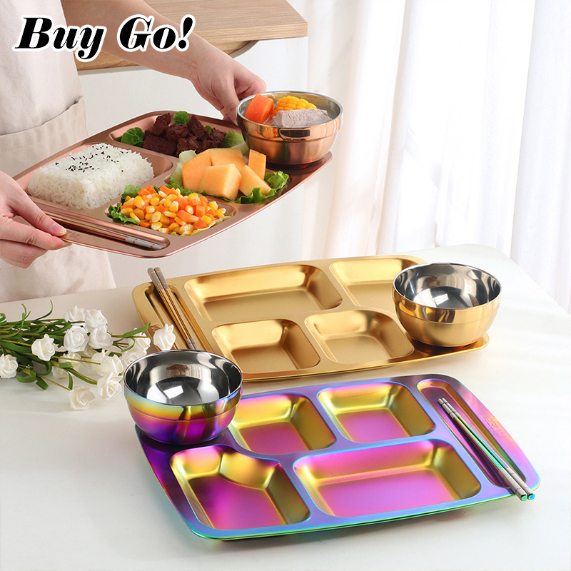 6 Sections Stainless Steel Fas - مراجعة Food Snacks To Buy وسعره