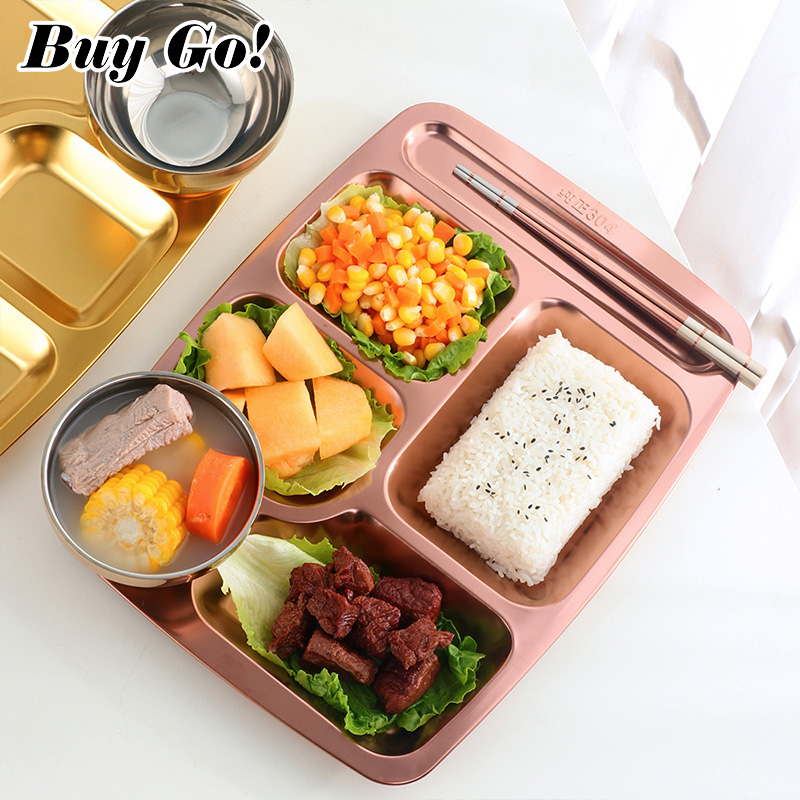 6 Sections Stainless Steel Fas - مراجعة Food Snacks To Buy وسعره