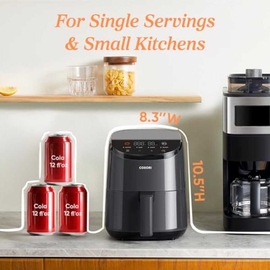 Air Fryer 2.1 QT Small and Min - مراجعة Qt Food Snacks وسعره