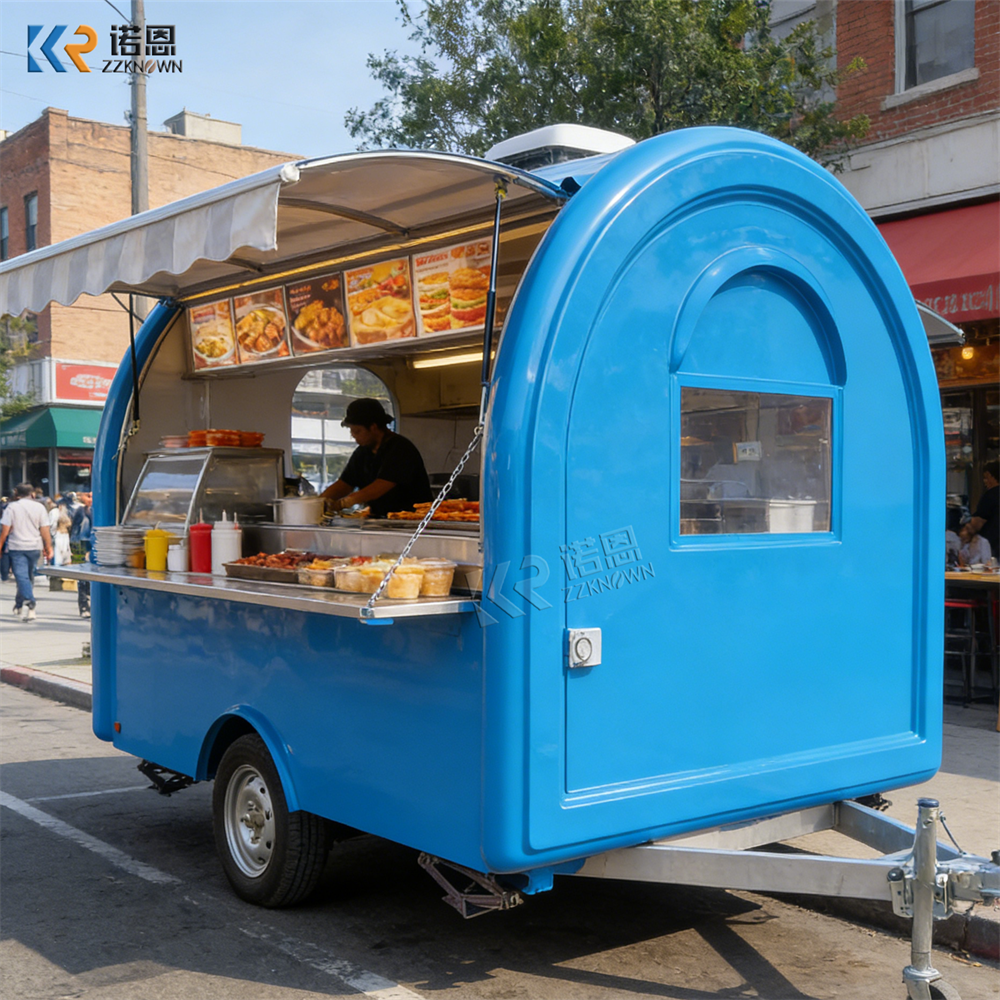 Commercial Fast Food Trailer M - مراجعة Fast Food With Snacks وسعره