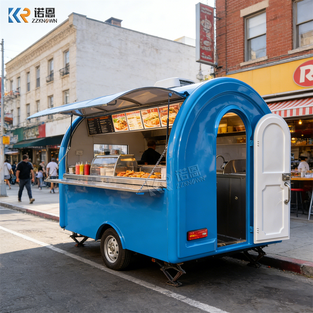 Commercial Fast Food Trailer M - مراجعة Fast Food With Snacks وسعره