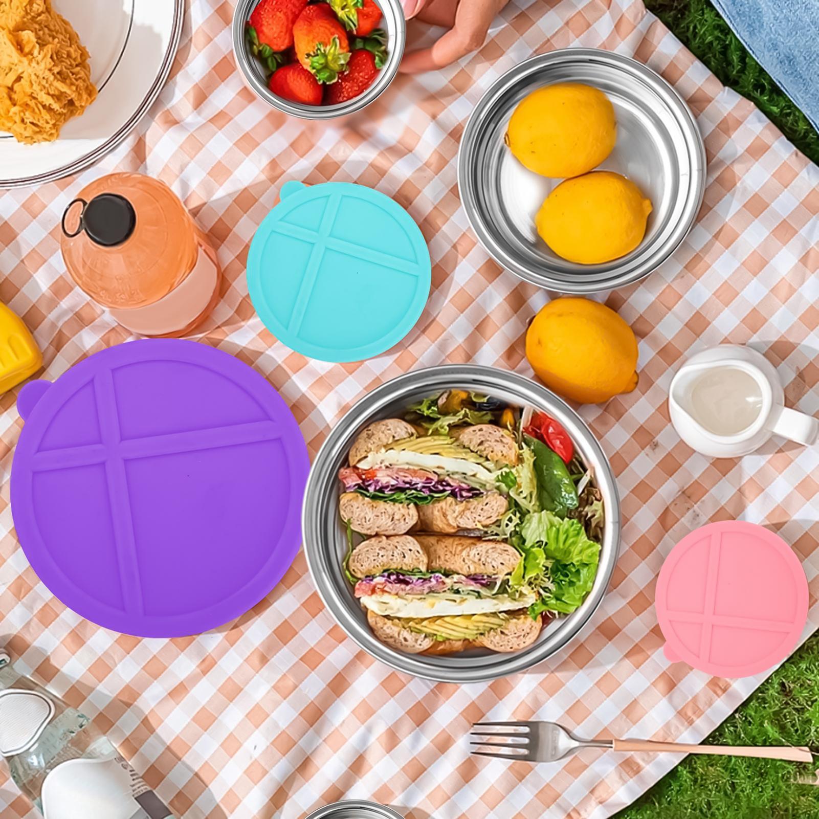 Metal Food Container 5 Pieces  - مراجعة Food Snacks For Camping وسعره