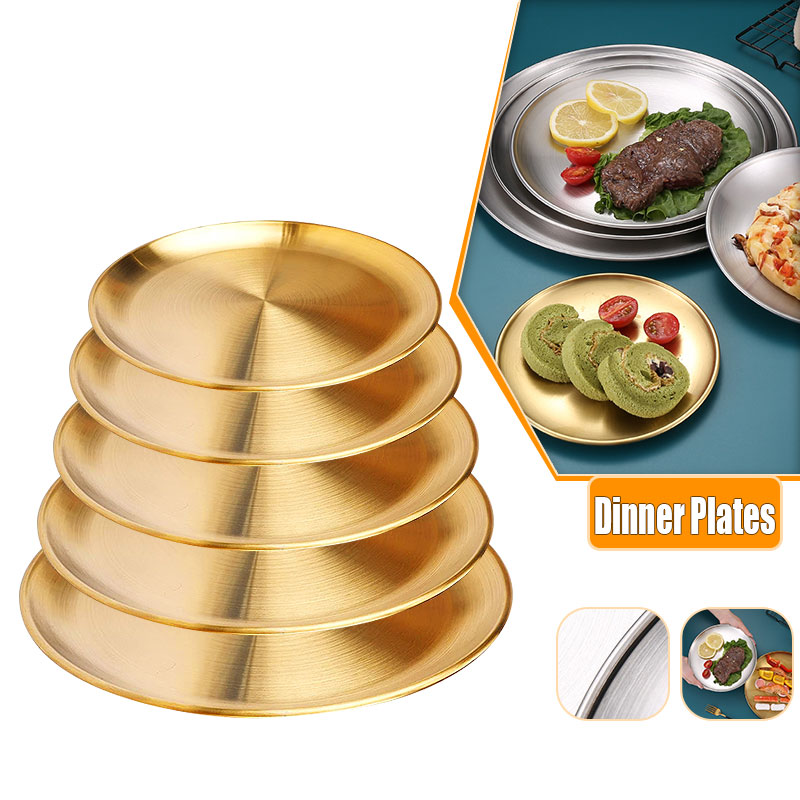 Metal Round Plate Camping Dish - مراجعة Food Snacks For Camping وسعره