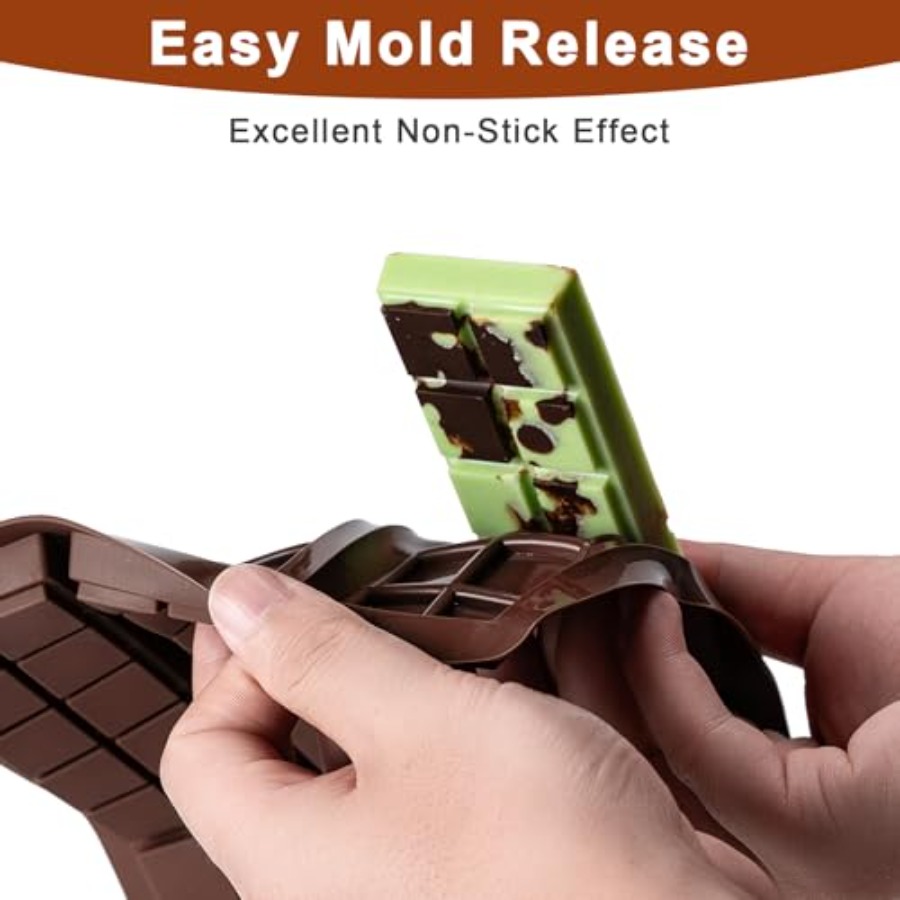 Chocolate Bar Mold Non-Stick C - مراجعة Food Snacks Wholesale وسعره