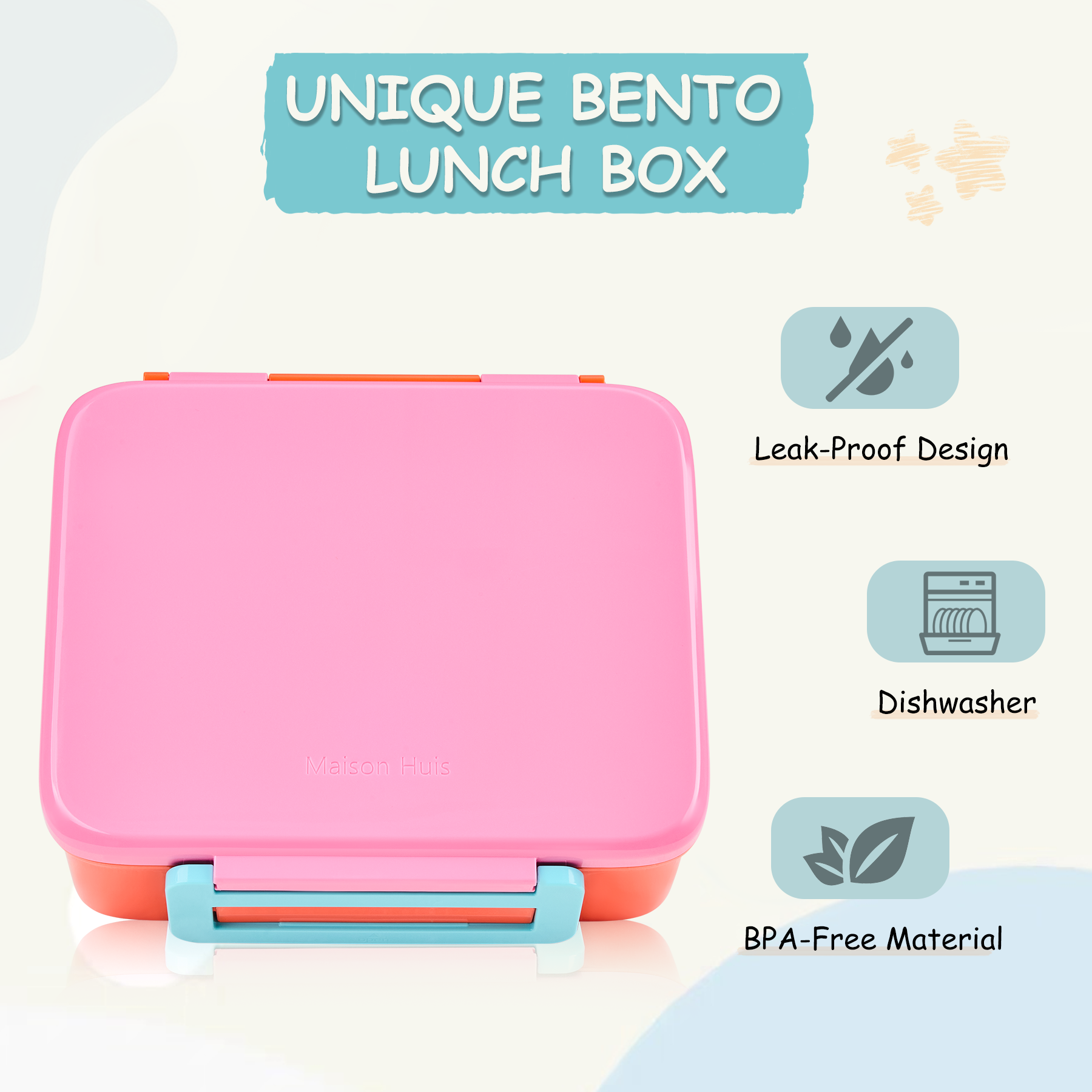 Bento Lunch Box for Kids with  - مراجعة Food Snacks Wholesale وسعره