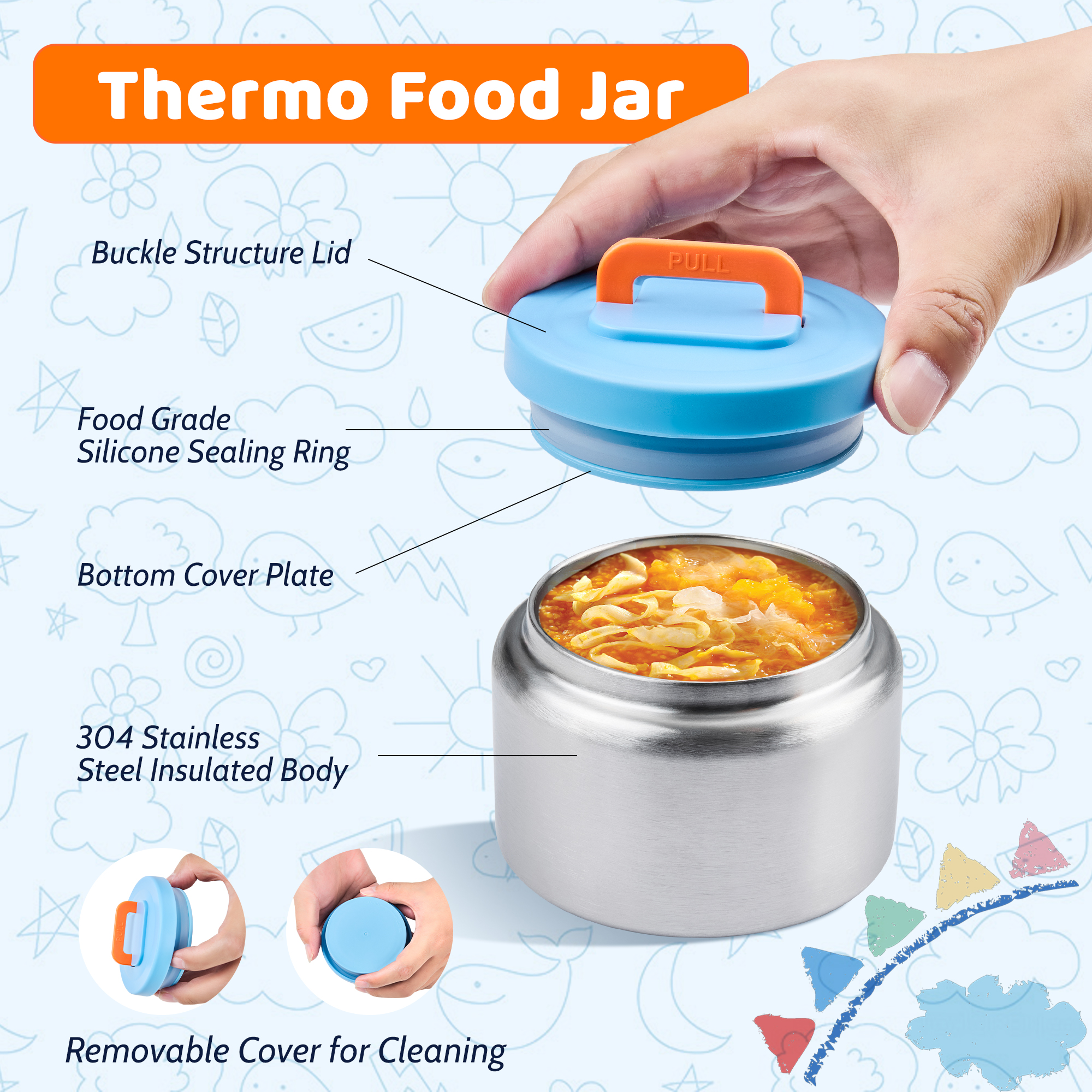 Bento Lunch Box for Kids with  - مراجعة Food Snacks Wholesale وسعره