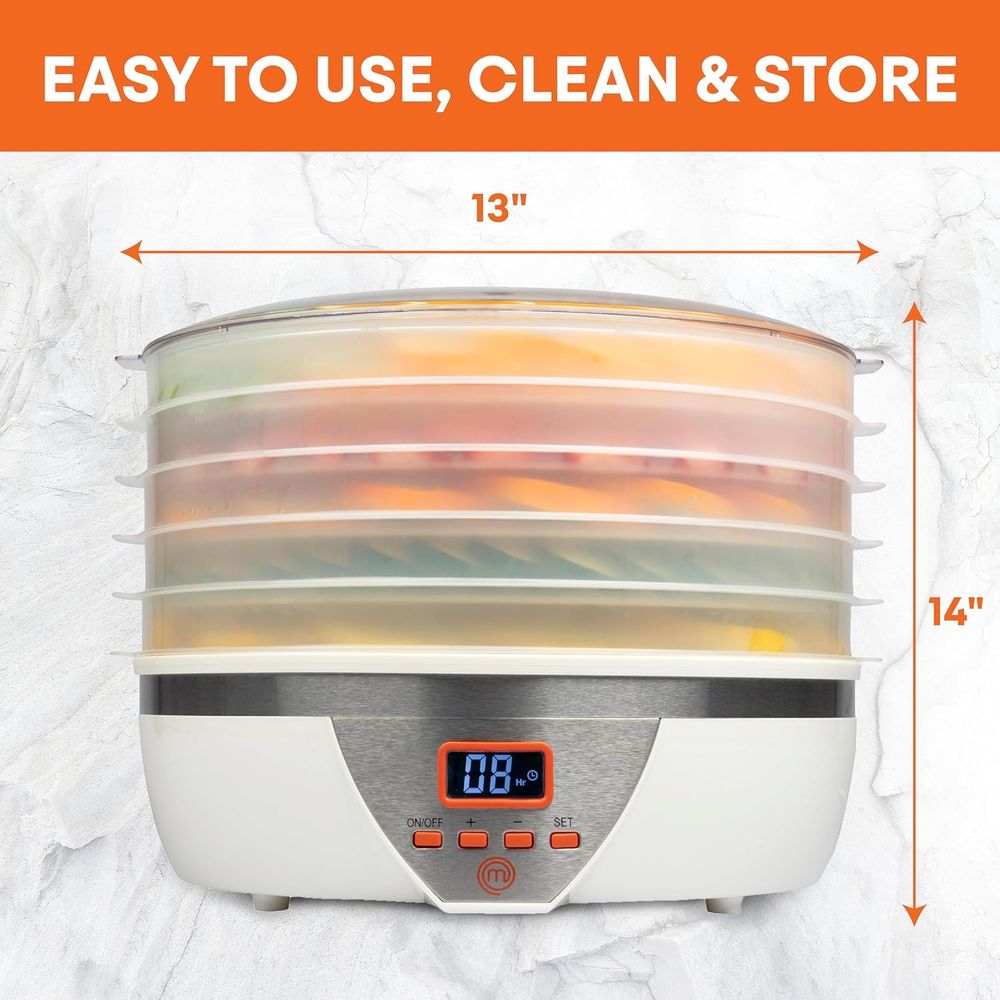 8L Digital Food Dehydrator wit - مراجعة Food Snacks Recipes وسعره